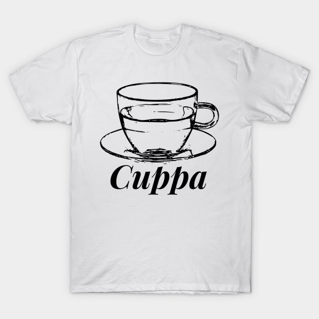 Cuppa. T-Shirt by Ckrispy